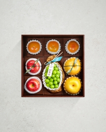 [선물과일] 진맛과 혼합 세트 5호 (샤인머스켓,사과,배,단감)
